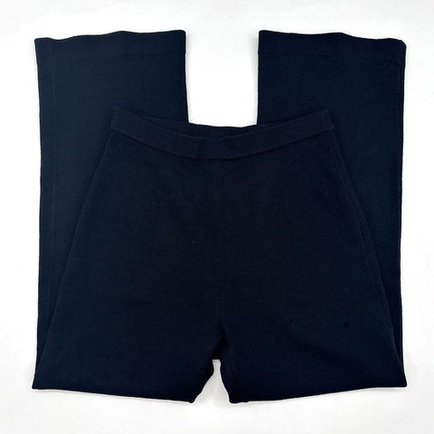 Vintage 90s St. John Collection Marie Gray Black Santana Knit Pants Size 2