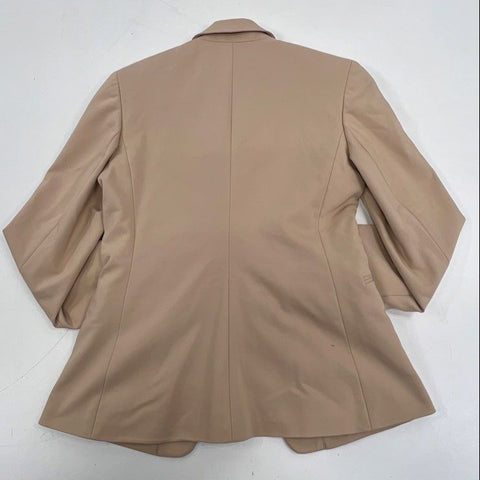 Express Women's Tan Stretch Single Button Blazer Jacket Size 8 NWT