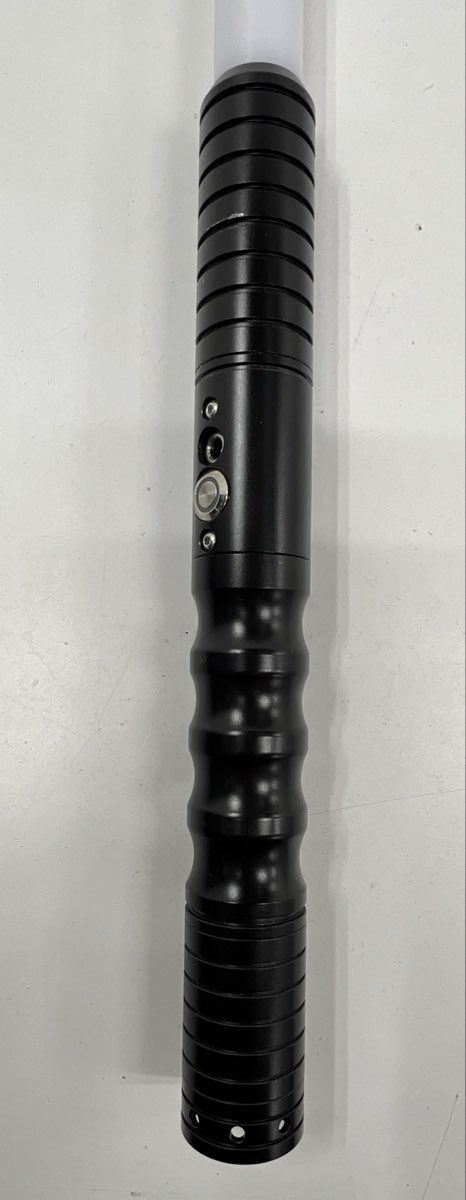 Electronic Lightsaber Replica 47 Inch Black Hilt White Blade No Charger