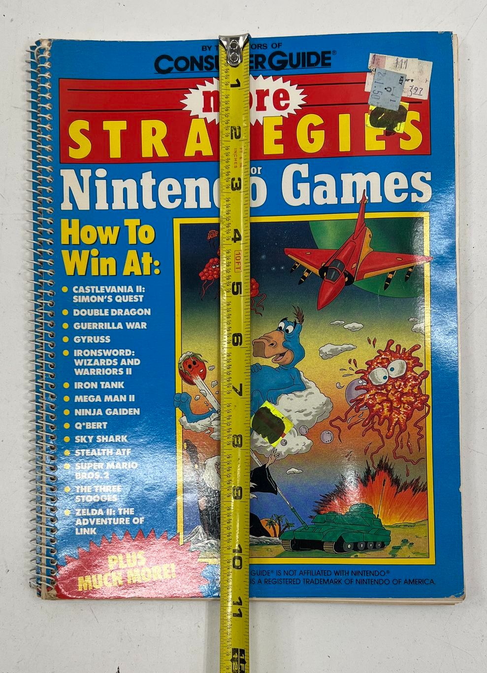 Vintage Lot of 2 1989 Consumer Guide More Strategies for Nintendo NES Game Books
