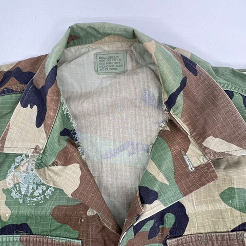 Vintage 80s 90s US Military Lot 3 Camo BDU DCU Field Jacket Shirt Men's S M