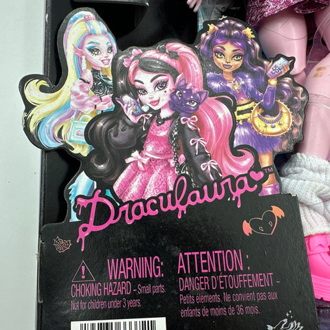 Mattel Monster High Draculaura Doll Generation 3 Pink Vampire G3 With Box