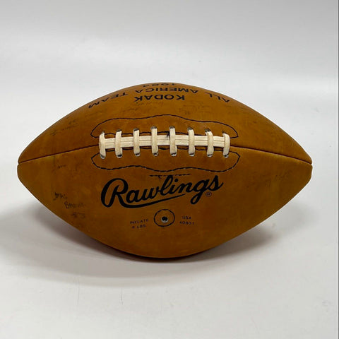 NCAA College Football Rawlings Kodak All America Team 1984 Autographed Vintage