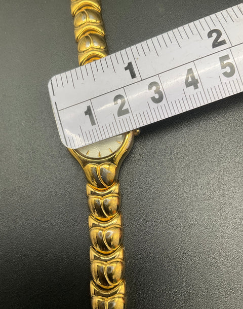 Lot of 2 Vintage Bulova Ladies Watches 10K RGP Bezel Diamond Accent