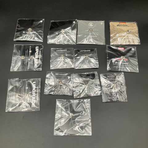 Loot Crate Collectible Pin Lot Modern Marvel Avatar Destiny 12 Pins See Photos