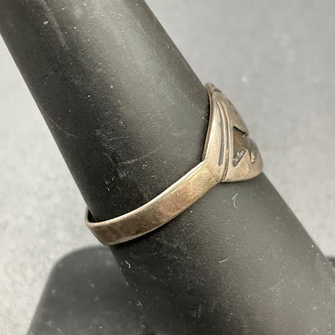 Vintage Jimmie Nezzie Navajo Sterling Silver Ring Size 7 Native American