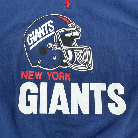 Vintage 90s Hummer Sportswear NY Giants Quarter Zip Pullover Sweatshirt Sz XL