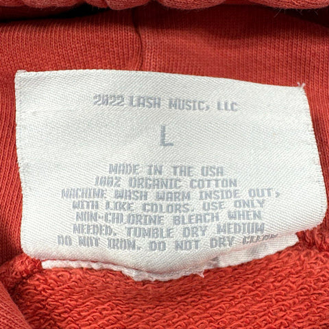 Billie Eilish Happier Than Ever Tour 2022 Organic Cotton Hoodie Sz L