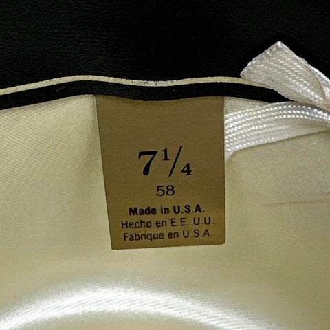 New Breed Men's Beige XXX Fur Felt Cowboy Hat Western Made in USA Size 7 1/4