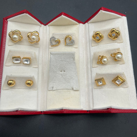 Fashion Jewelry Lot 50+ Pairs Claire's Aeropostale Pakula Hoops Studs Novelty