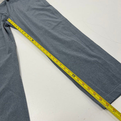 Vuori Men's Meta Pant Heathered Gray Stretch Performance Chino Golf Size 36