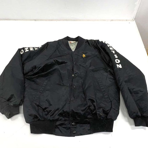 Vintage 90s Hartwell Black Carlson Warehouser Work Bomber Jacket Men's XL