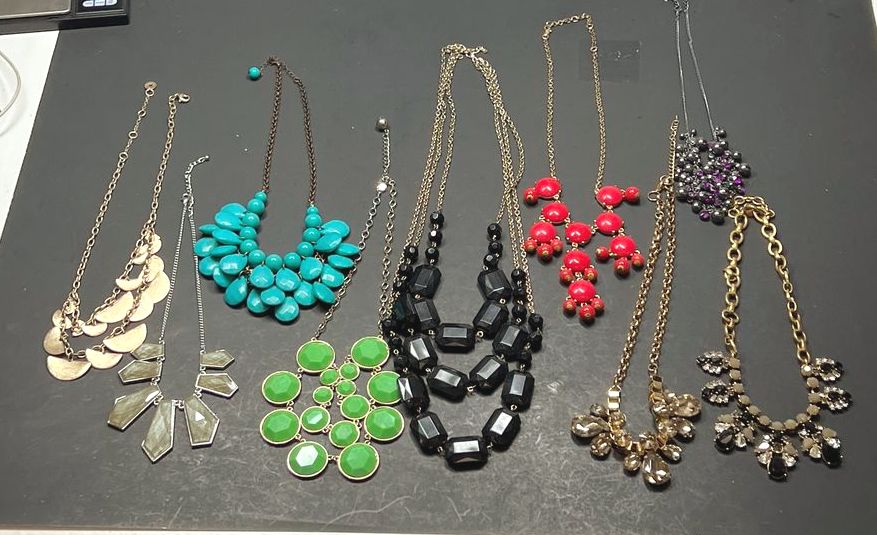 Assorted Styles & Colors Statement Necklaces Lot
