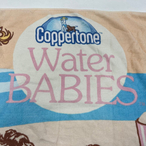 Vintage 2002 Coppertone Water Babies Little Miss Coppertone Promo Beach Towel