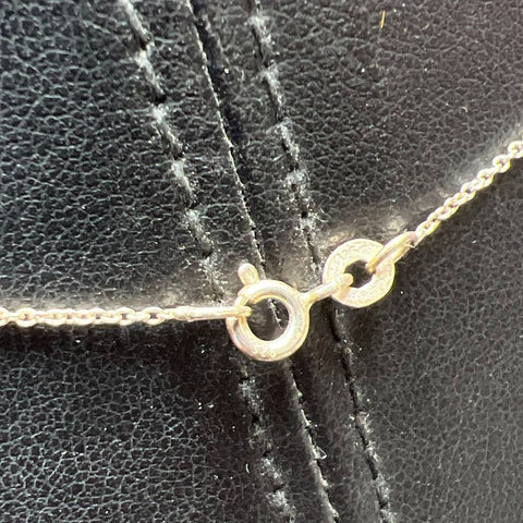 925 Sterling Silver Small Cross Charm Necklace 1.75g