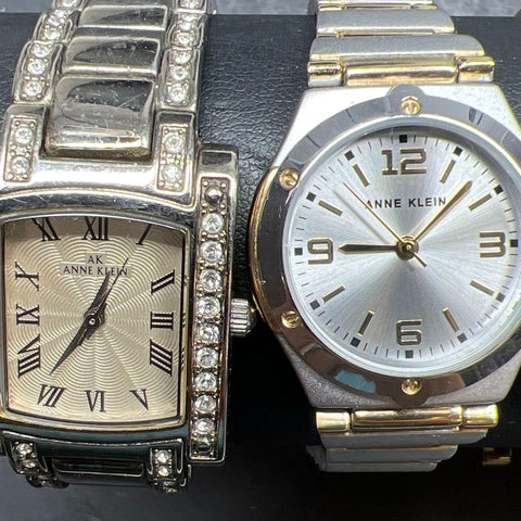 Anne Klein Metal Band Analog Watch Lot Untested