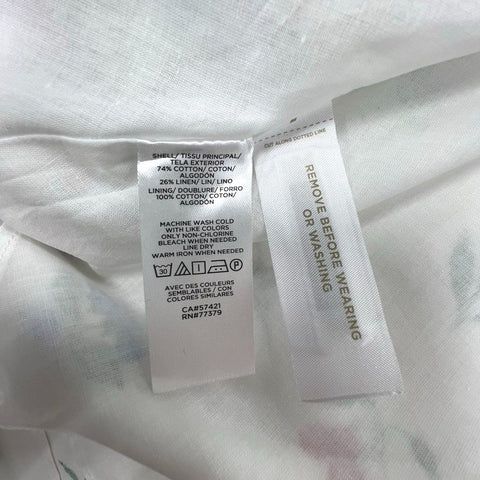 NWT Ann Taylor Women's Butterfly Garden Tie Shoulder Midi Dress Floral Sz 12