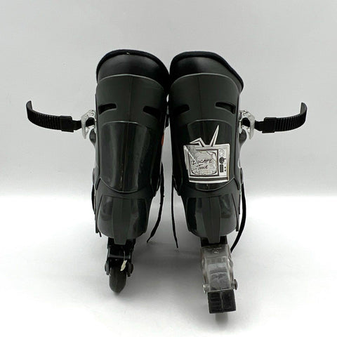 Roces FCO Rome Inline Skates Size 8-9.5 Hard Shell Aero-Light Frame Gray