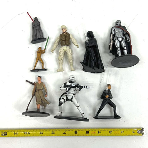 Disney Star Wars 13pc Lot Figure Play Set BB-8 Plush R2-D2 Night Light