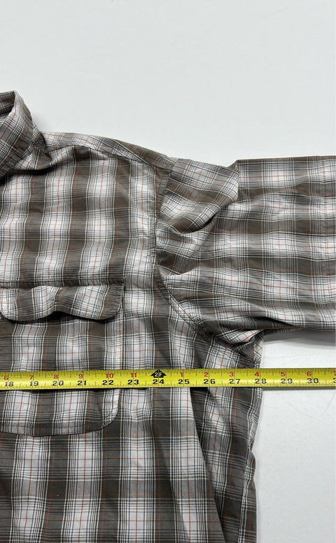 Red Head Brand Co. Gray, Red and White Plaid Casual Dress - Size 3TG