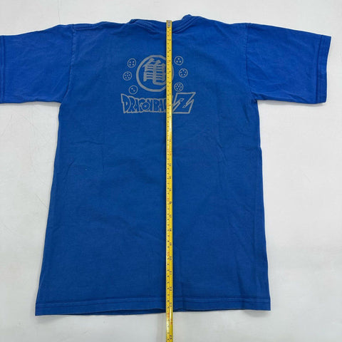 Dragon Ball Z Majin Vegeta Graphic T-Shirt Blue Thessh Sz Junior