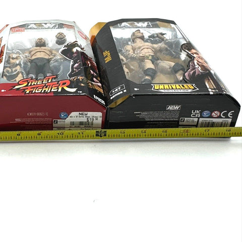 AEW Wrestling Figure Lot MJF Kenny Omega Akuma Britt Baker 3 Figures With Boxes