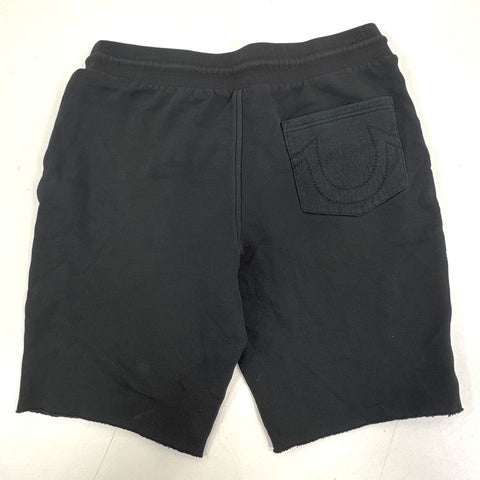 True Religion Lot of 3 Shorts Men's Graphic Sweat Denim Moto Cutoff Sz M 34