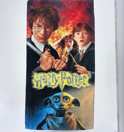 Harry Potter Beach Towel Cotton Dobby Ron Hermione Character Graphic Jerry Leigh