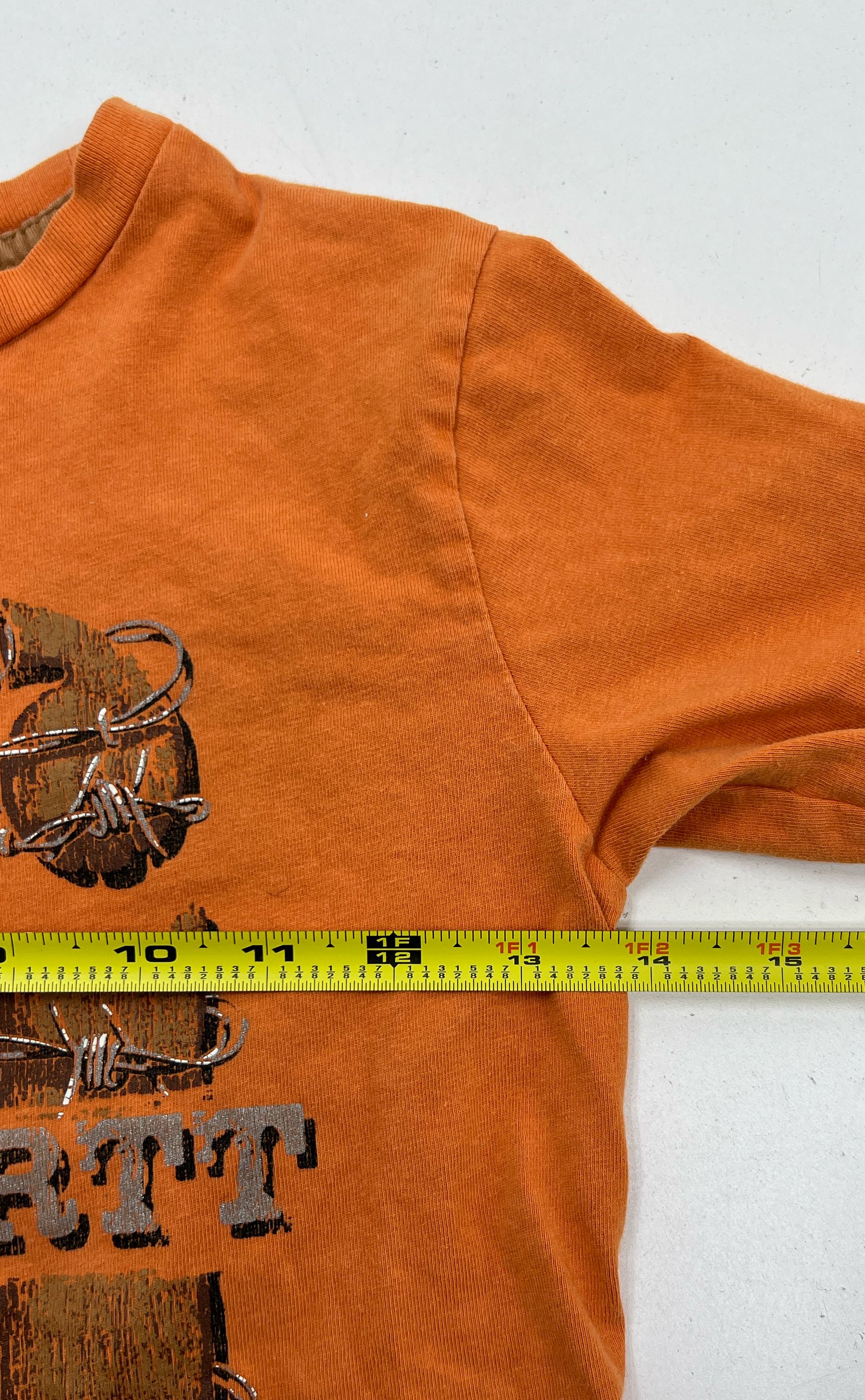 Carhartt Orange Long Sleeve Front Logo Casual Kids Boys Size 5