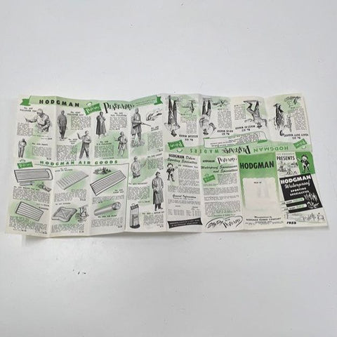 Vintage 50s Hodgman Plast-A-Ply No 614 Fishing Waders NOS NIB Sz Large USA