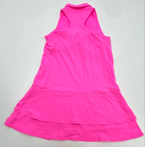 Lilly Pulitzer Women's Lot 3 Pink Lime Green Polo Dresses Sleeveless Top Golf