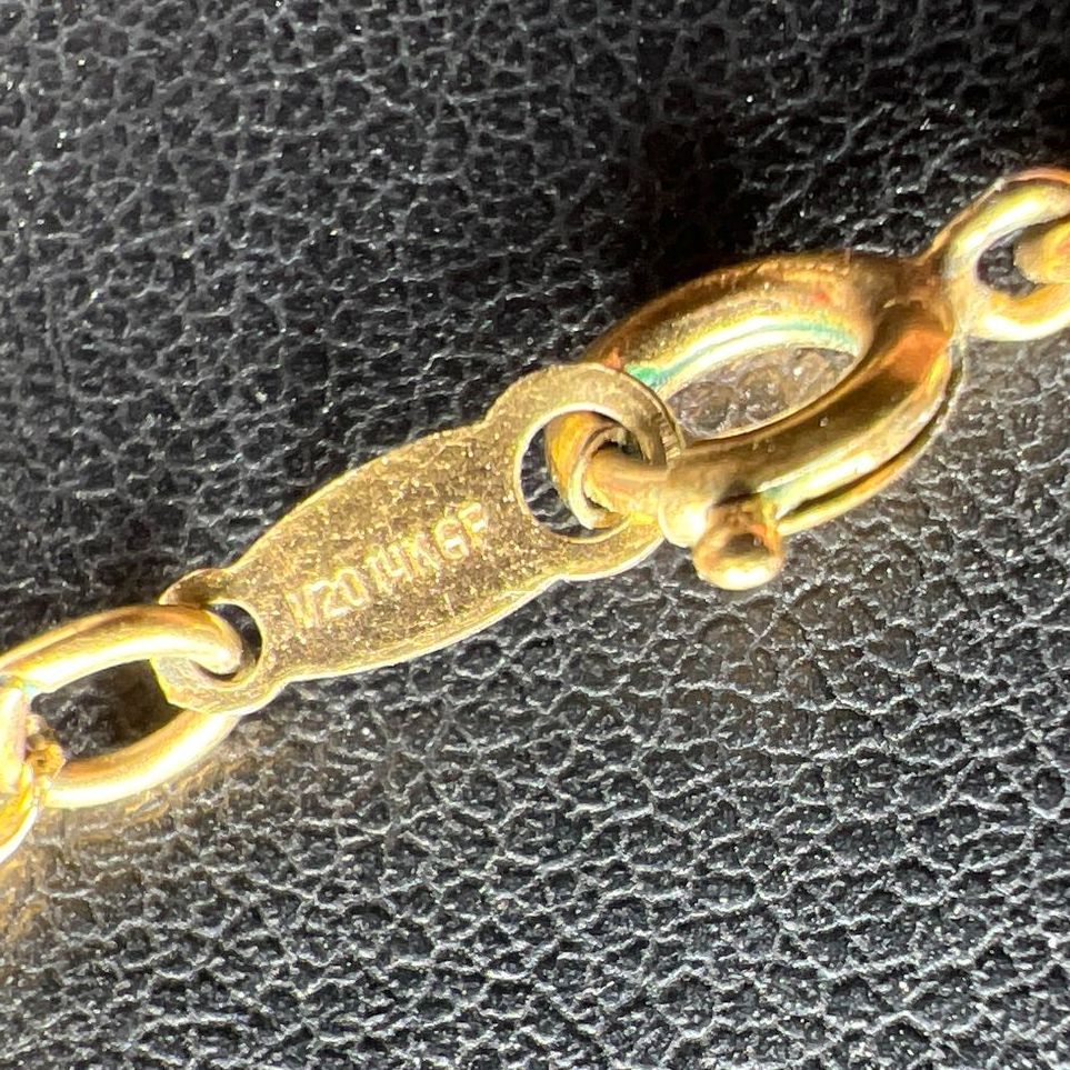Avon 1/20 14K Gold Filled Chain Necklace 4g