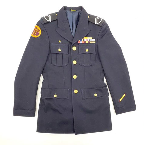 Vintage Hanover Benedictine Military School Savannah GA Dress Jacket Sz 36