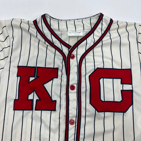 Match-Up KC Pinstripe Baseball Jersey #23 USA Logo Sleeve Mens Size M