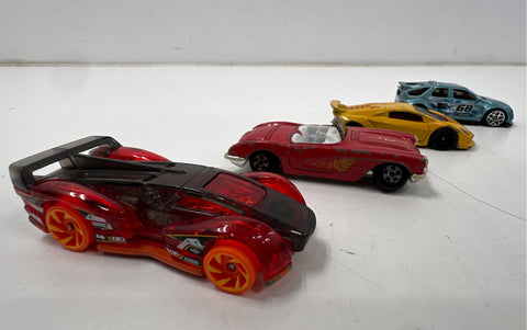 Hot Wheels Diecast Car Lot Mixed Brands 45 Vehicles Vintage Modern With Case