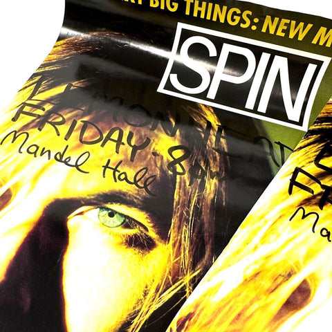 Set of 3 Vintage SPIN April 1994 Evan Dando Chicago Mandel Hall Promo Posters