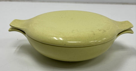 Speckled Ceramic Casserole Dish With Lid 13" Mid-Century Modern
