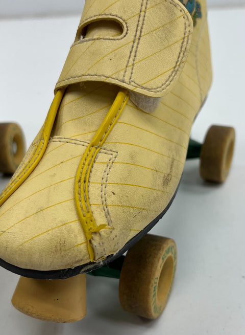 Vintage 80s Cabbage Patch Kids Roller Skates Squirrel Wheels Velcro Sz 3