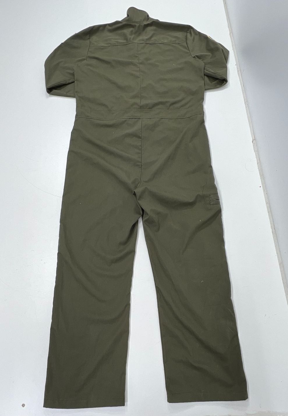 Spirit Green Top Gun Flight Suit Patches Costume Jumpsuit Men's L