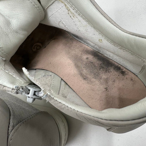 Rucoline Agile Jackie 226 Grey Beige Wedge High Top Fashion Sneakers Size 7