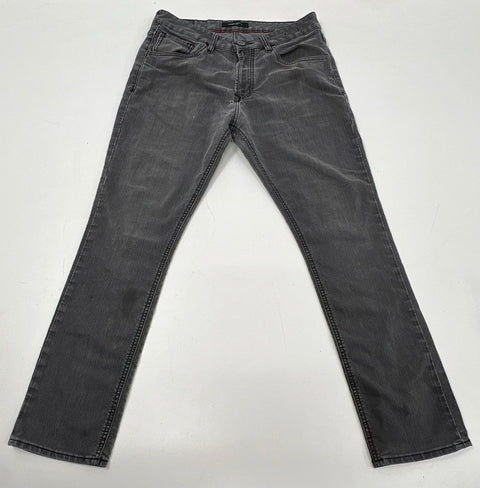 Sherman Morgan Men's Gray Faded Denim Straight Leg Jeans Size 32