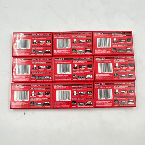 Vintage Maxell UR 90 Normal Bias Audio Cassette Tapes 9 Piece Lot Sealed