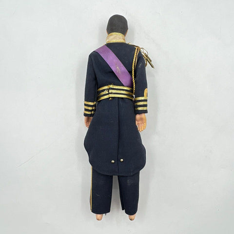 Prince Charles Doll Royal Wedding Military Uniform 12 Inch Vintage No Shoes
