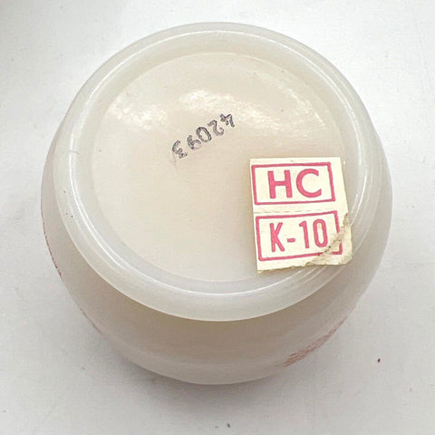 Vintage Woodbury & Kathryn Hormone Cream Milk Glass Jars Vanity Display Lot 2