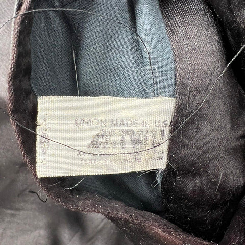 Vintage 80s Hart Schaffner Marx Men's Hastings Gray Wool Topcoat Overcoat 44R