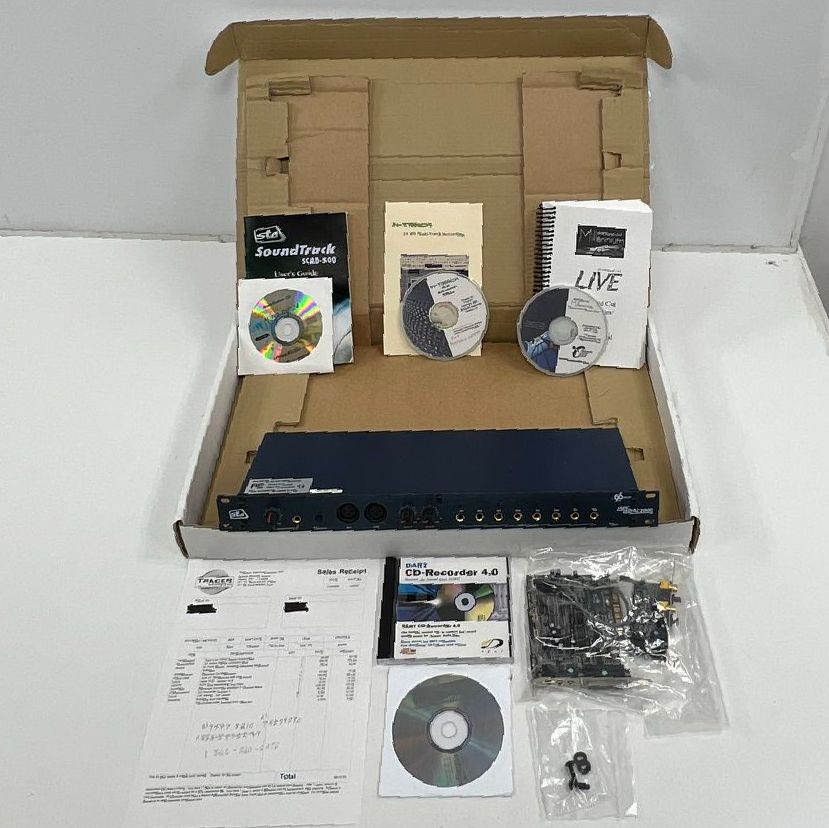 STA SoundTrack SCAD-500 Audio Interface Sound Card System PCI DSP 24 Breakout