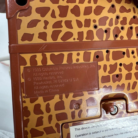 Vintage 1999 Stuart Little Movie Hasbro Musical Figure Toy Music Plays