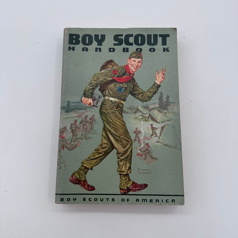 Vintage Boy Scouts of America Handbooks Lot 2 BSA Handbook for Boys Rockwell