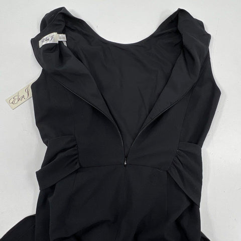 Eliza J Women's Black Sleeveless Wide Leg Tie Waist Jumpsuit NWT Size 8