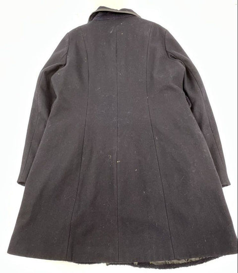 Tahari Women's Black Boucle Asymmetrical Zip Moto Coat Jacket Size XL